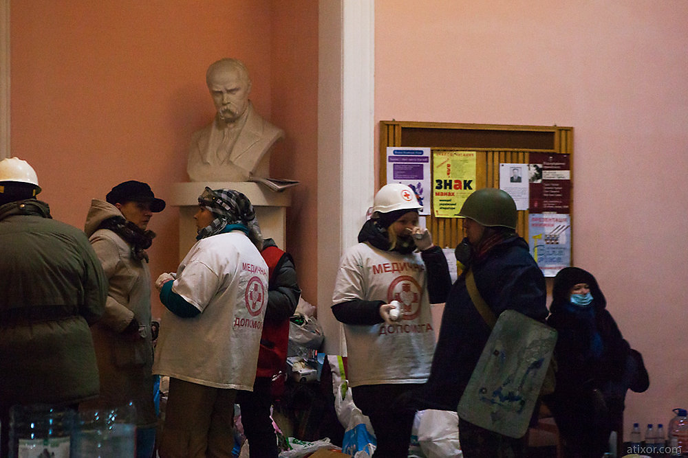 Shevchenko and medics of Maidan