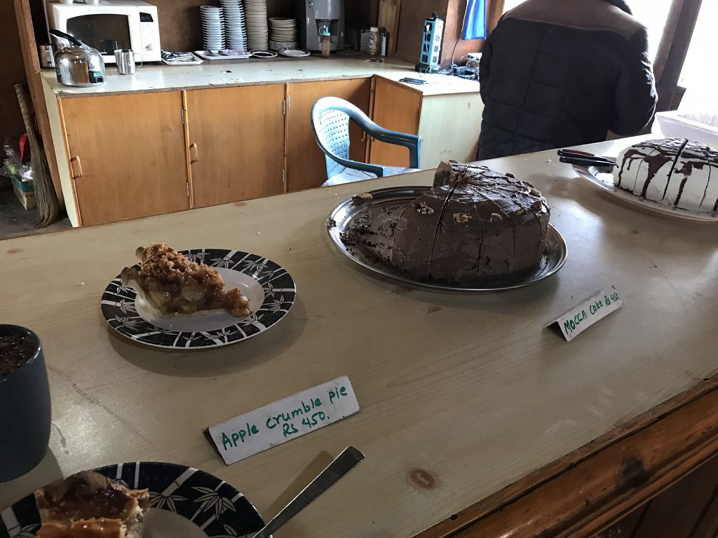 Best pies we found in Tengboche on our way to Everest Base Camp