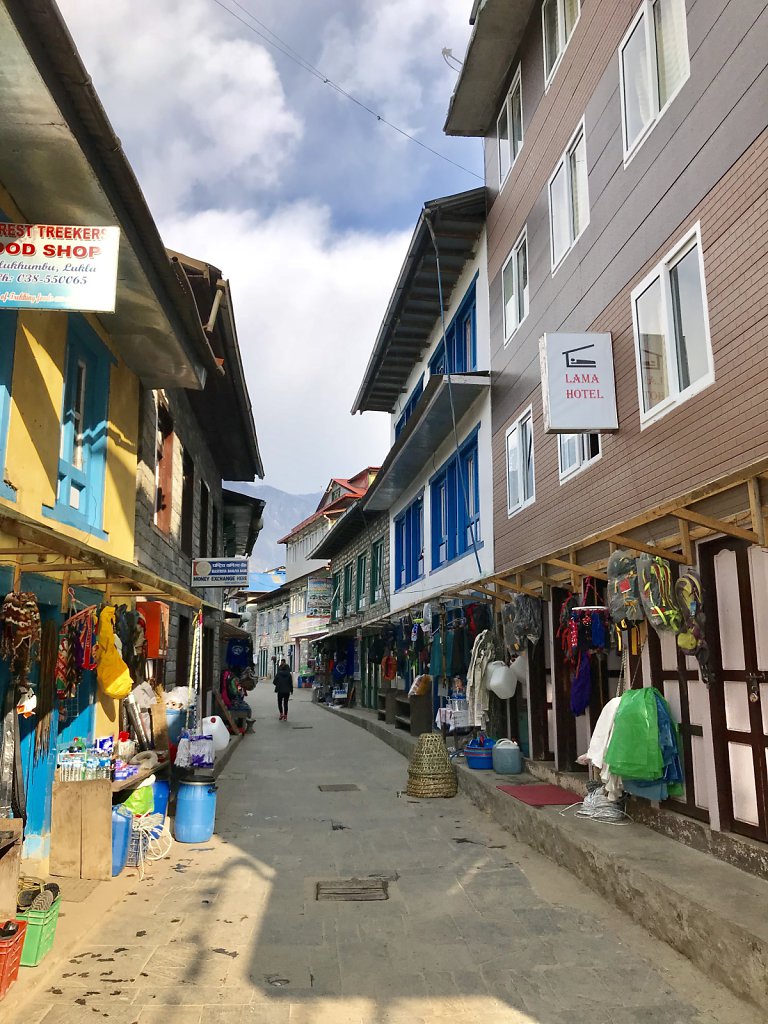 Lukla main street